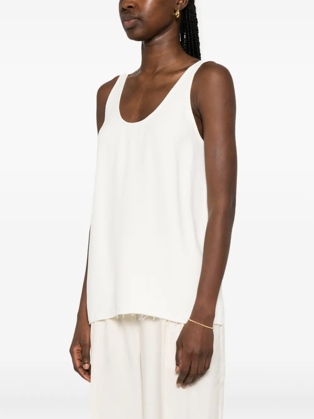 TOTEME Top met textuur Wit