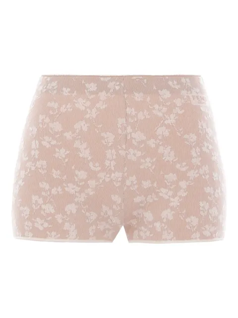 FENDI lace mini shorts 