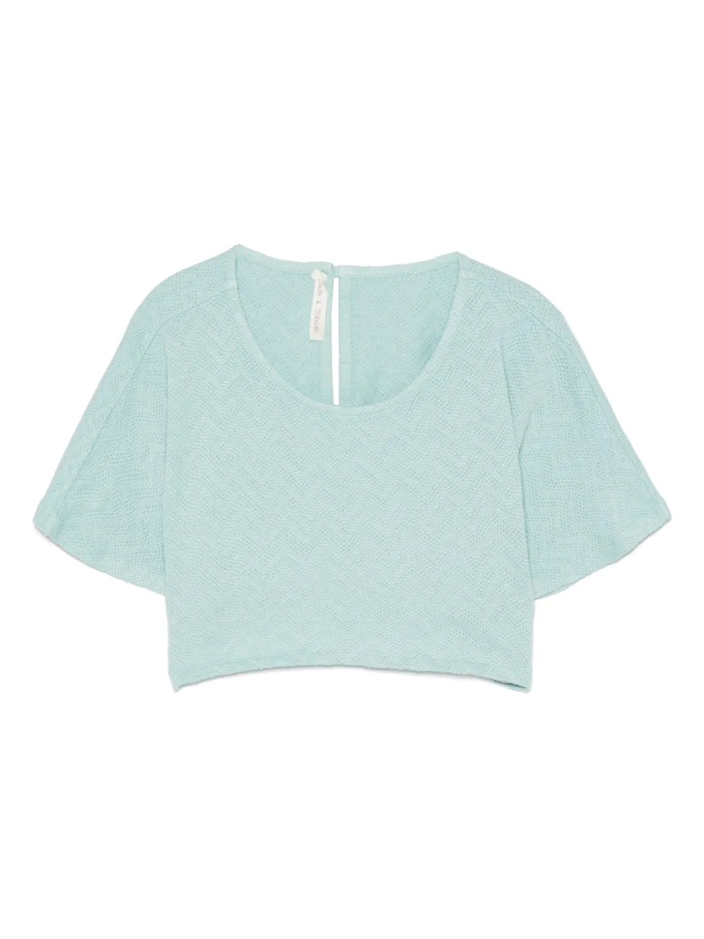 Zhoe & Tobiah pointelle top | Green | Image 1