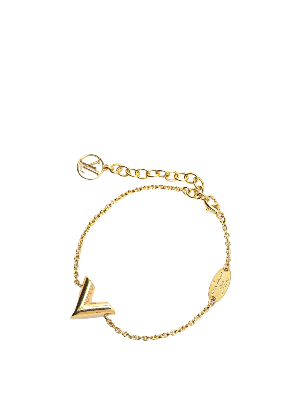 Louis Vuitton Pre-Owned 2021 Gold Plated Essential V Bracelet costume bracelet | Image 2