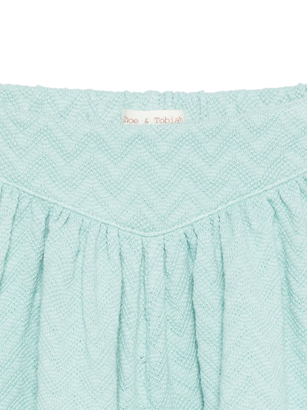 Zhoe & Tobiah Shorts met chevron patroon Blauw