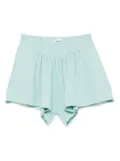 Zhoe & Tobiah chevron-pattern shorts - Blue