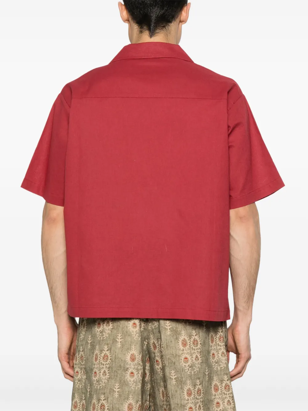 KidSuper Stitched Woman overhemd Rood