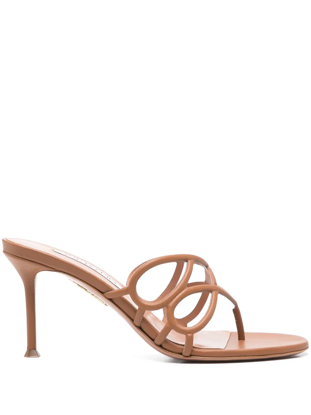 Aquazzura 75mm Infinito sandals Brown