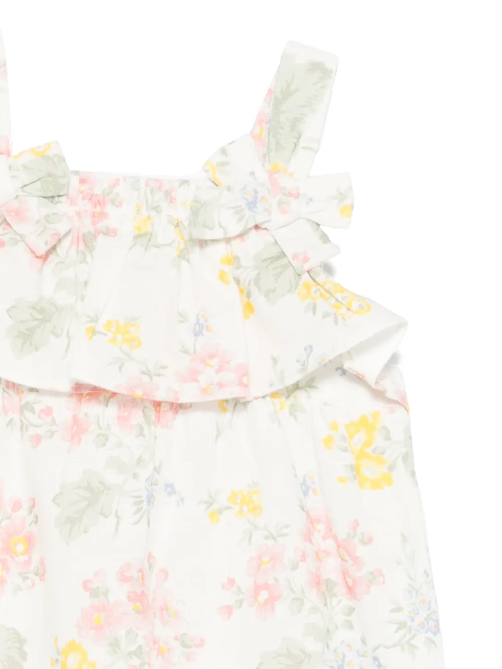 Tartine Et Chocolat Romper met bloemenprint Wit