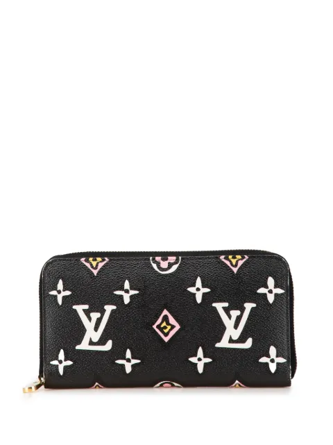 Louis Vuitton Pre-Owned 2021-2024 Monogram Giant Wild At Heart Zippy Wallet long wallets