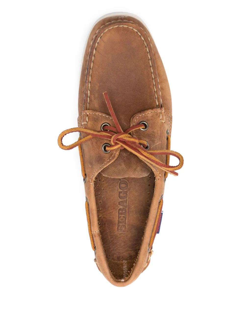 Sebago Dockside Portland Crazy boat shoes BROWN TAN