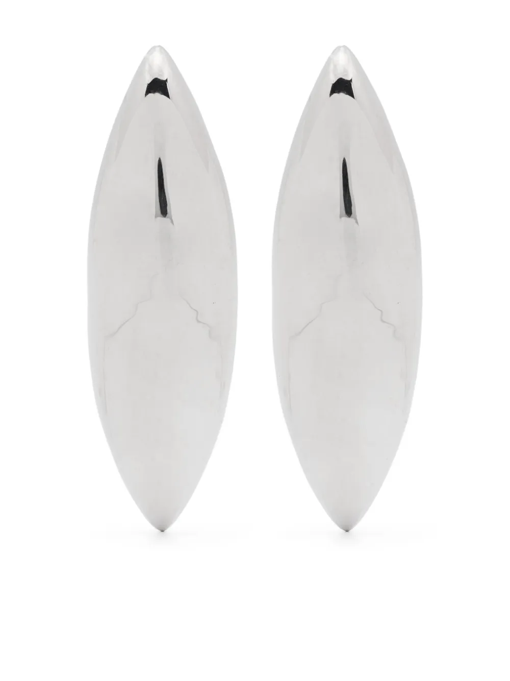 Magda Butrym aretes esculpidos | plateado | Image 1