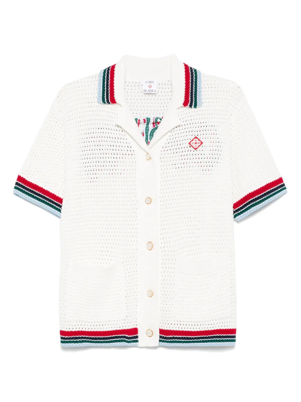 Casablanca Gothic Crochet Shirt
