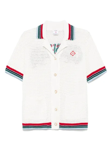 Casablanca Gothic Crochet shirt