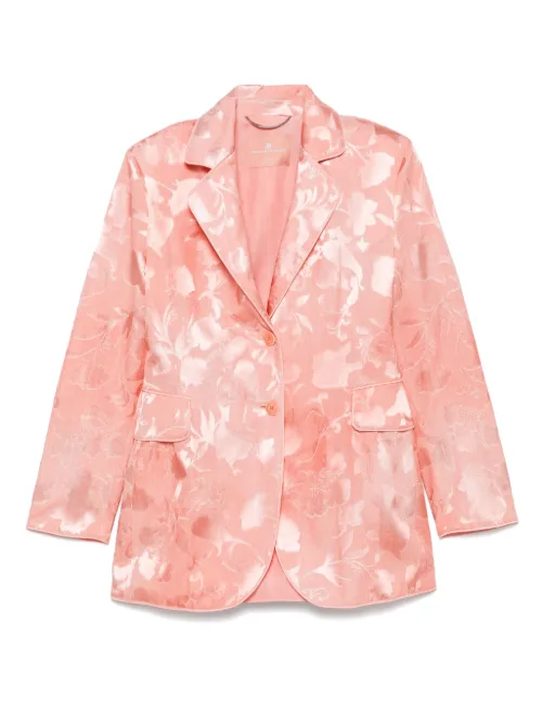 Blazer à motif floral en jacquard - Ermanno Scervino - Modalova