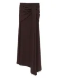 THE ANDAMANE Wren midi skirt - Brown