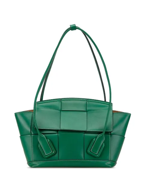 Bottega Veneta Pre-Owned 2012-2024 Small Calfskin Maxi Intrecciato Arco satchel