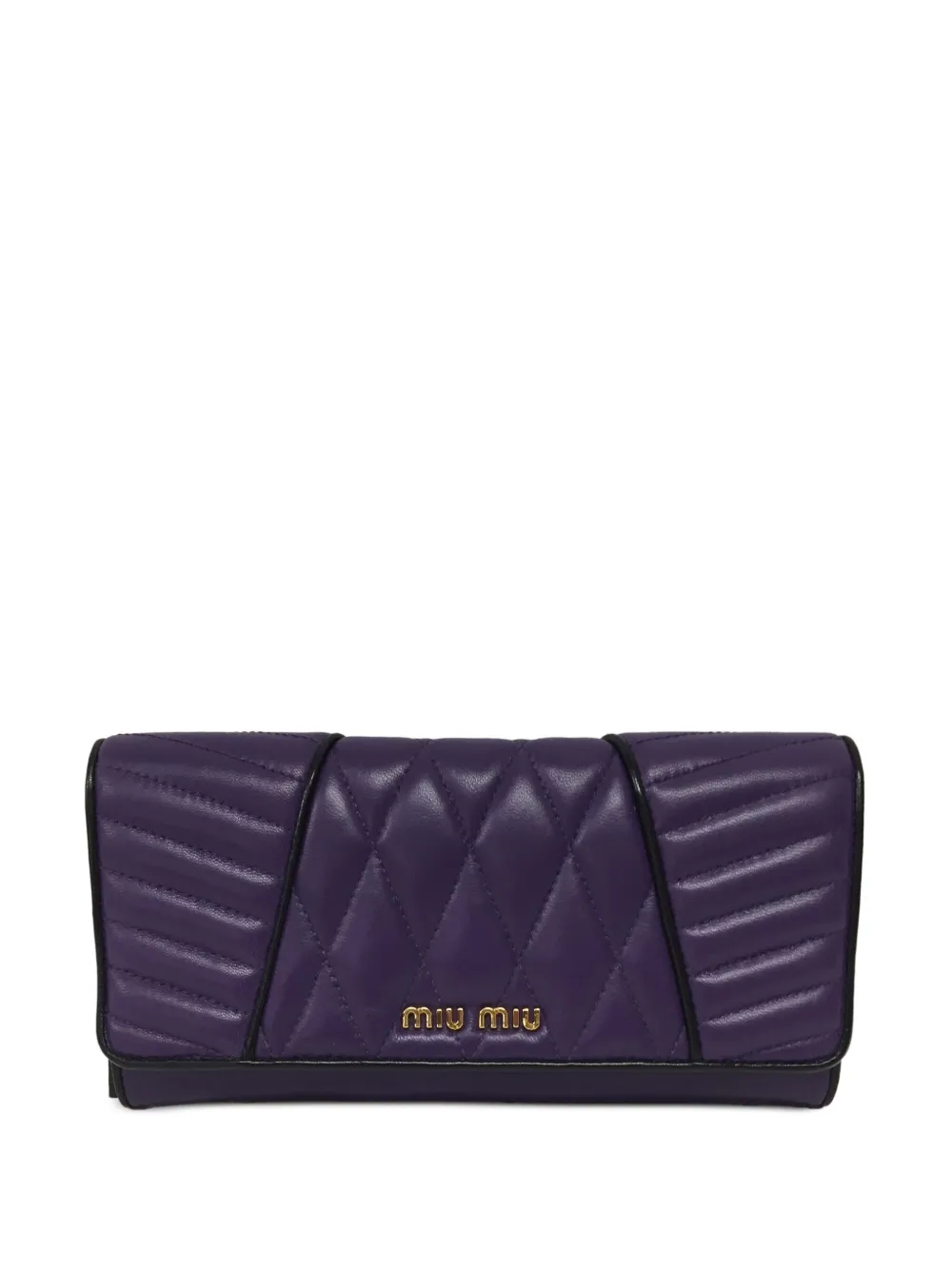 Miu Miu quilted wallet | Purple | Image 1