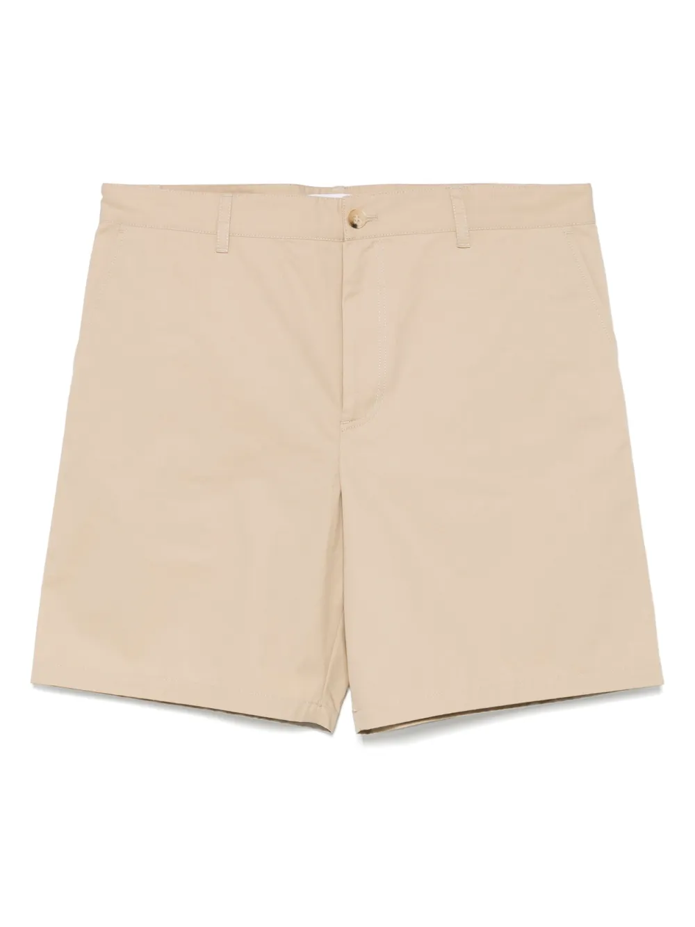 Maison Kitsuné logo-embroidered shorts - ニュートラル Maison Kitsuné logo-embroidered shorts - ニュートラル