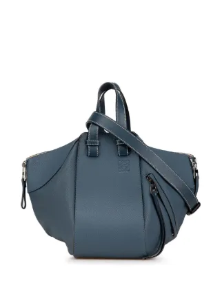 Loewe Pre-Owned 2019 Small Leather Hammock Bag Satchel | Blue