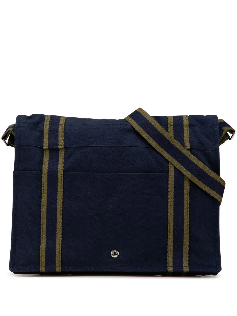 Hermès Pre-Owned 20th Century キャンバス フールトゥ ブザス MM ショルダーバッグ - ブルー Hermès Pre-Owned 20th Century キャンバス フールトゥ ブザス MM ショルダーバッグ - ブルー