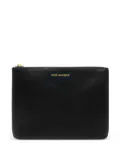 Comme Des Garçons leather purse - Black