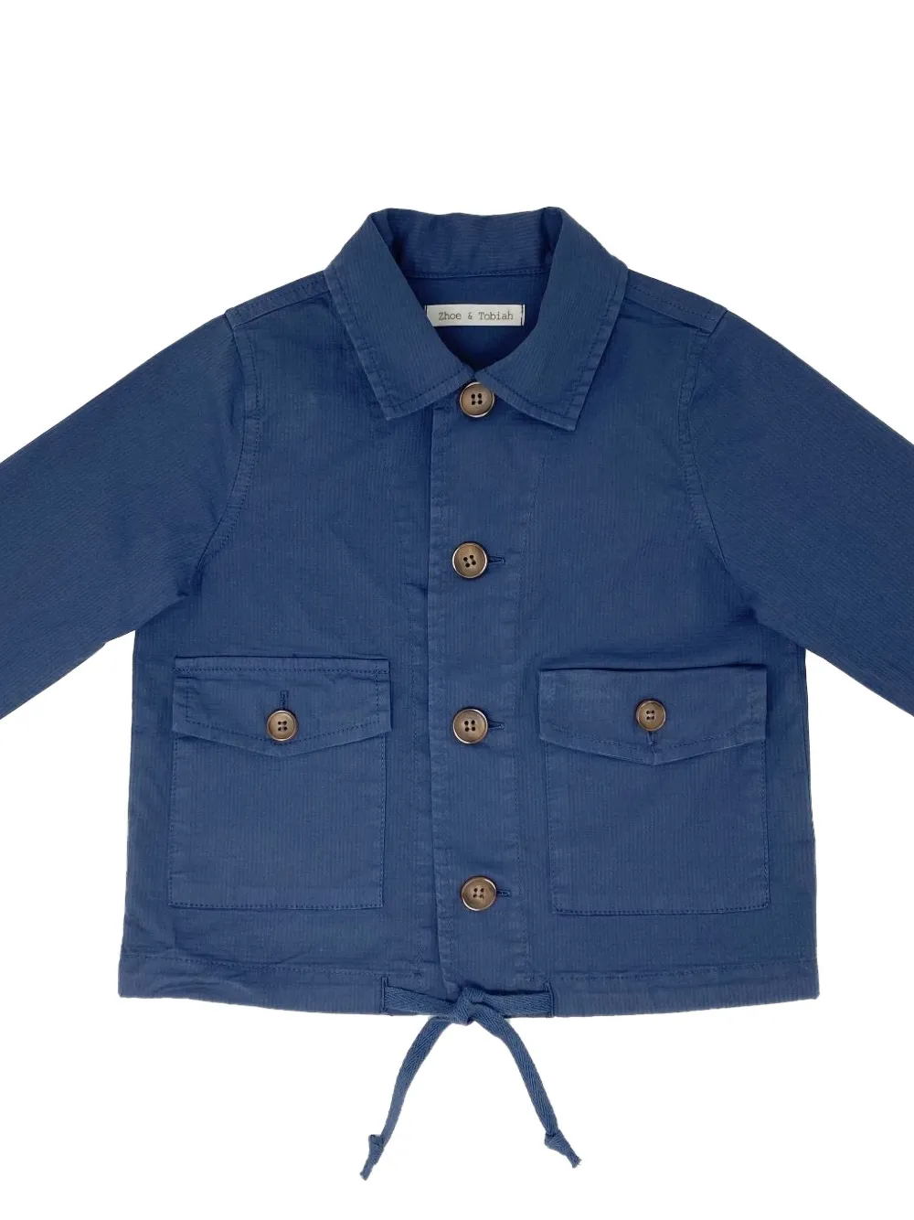 Zhoe & Tobiah buttoned pocket jacket - Blauw