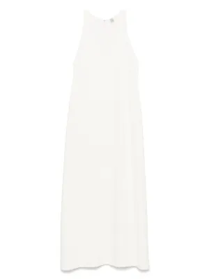 TOTEME scoop-neck sabl&eacute; dress petite