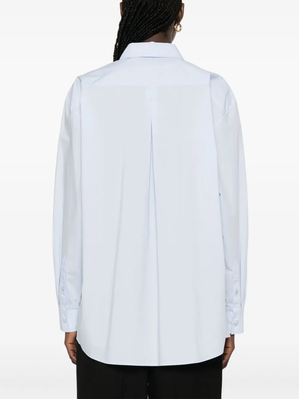 TOTEME Blouse met reliëf Blauw
