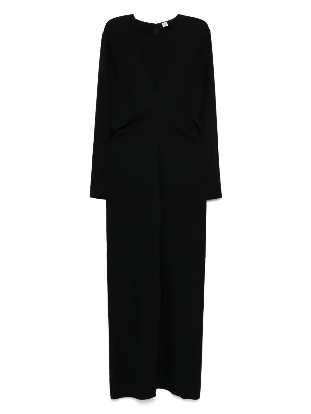 TOTEME Maxi-jurk met soepelvallende taille Zwart