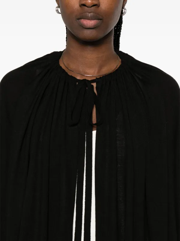 TOTEME 253WRD0201FB0436046 関税送料込 TOTEME Drawstring Cape | Black | FARFETCH