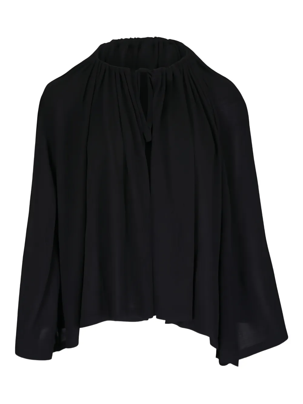 TOTEME drawstring-fastening cape | Black | Image 1