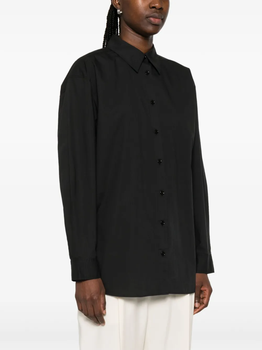 TOTEME Blouse met reliëf Zwart