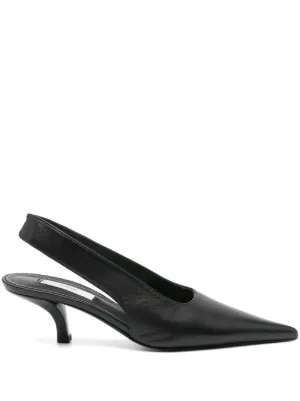 Jil Sander スリングバック パンプス | ブラック | FARFETCH JP