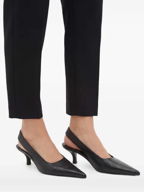 TOTEME Classic leather slingback pumps
