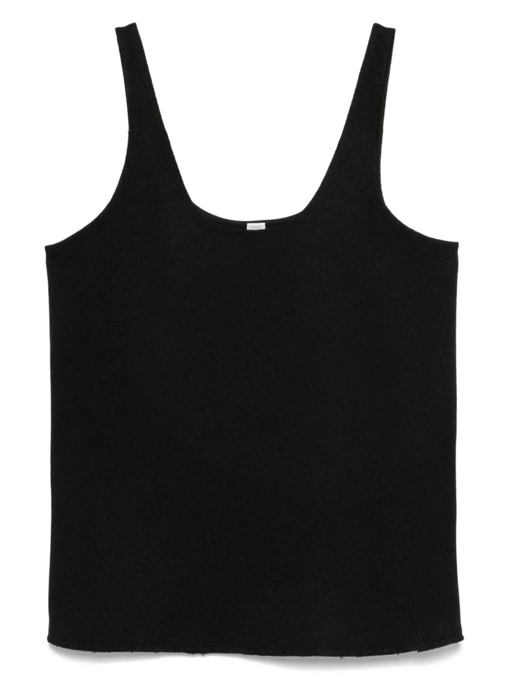 TOTEME sablé tank top | Black | Image 1