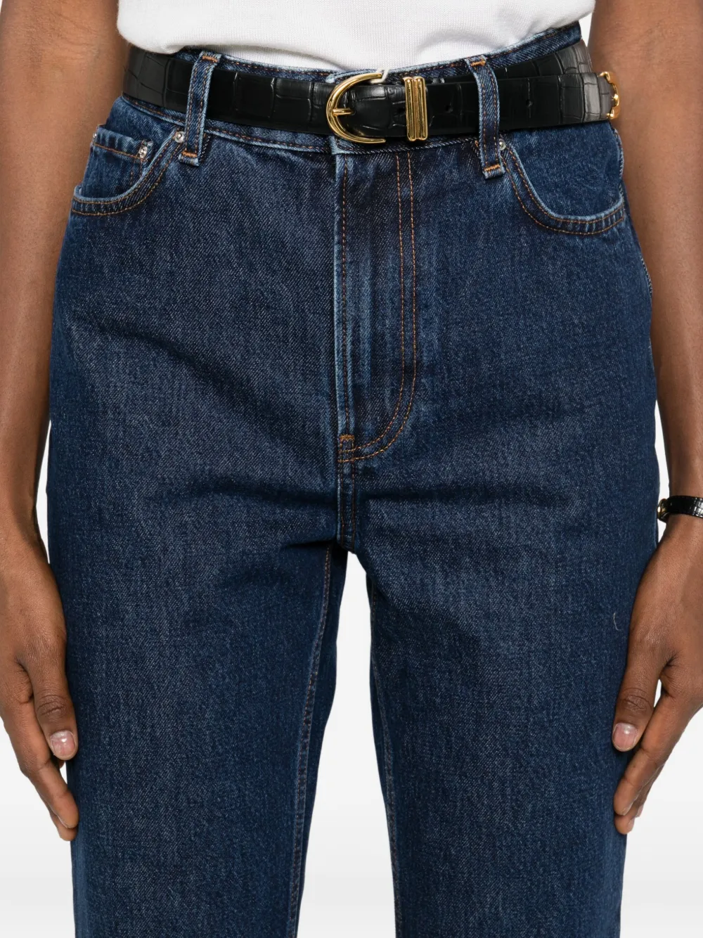 Totême Organic-cotton Jeans In Blue