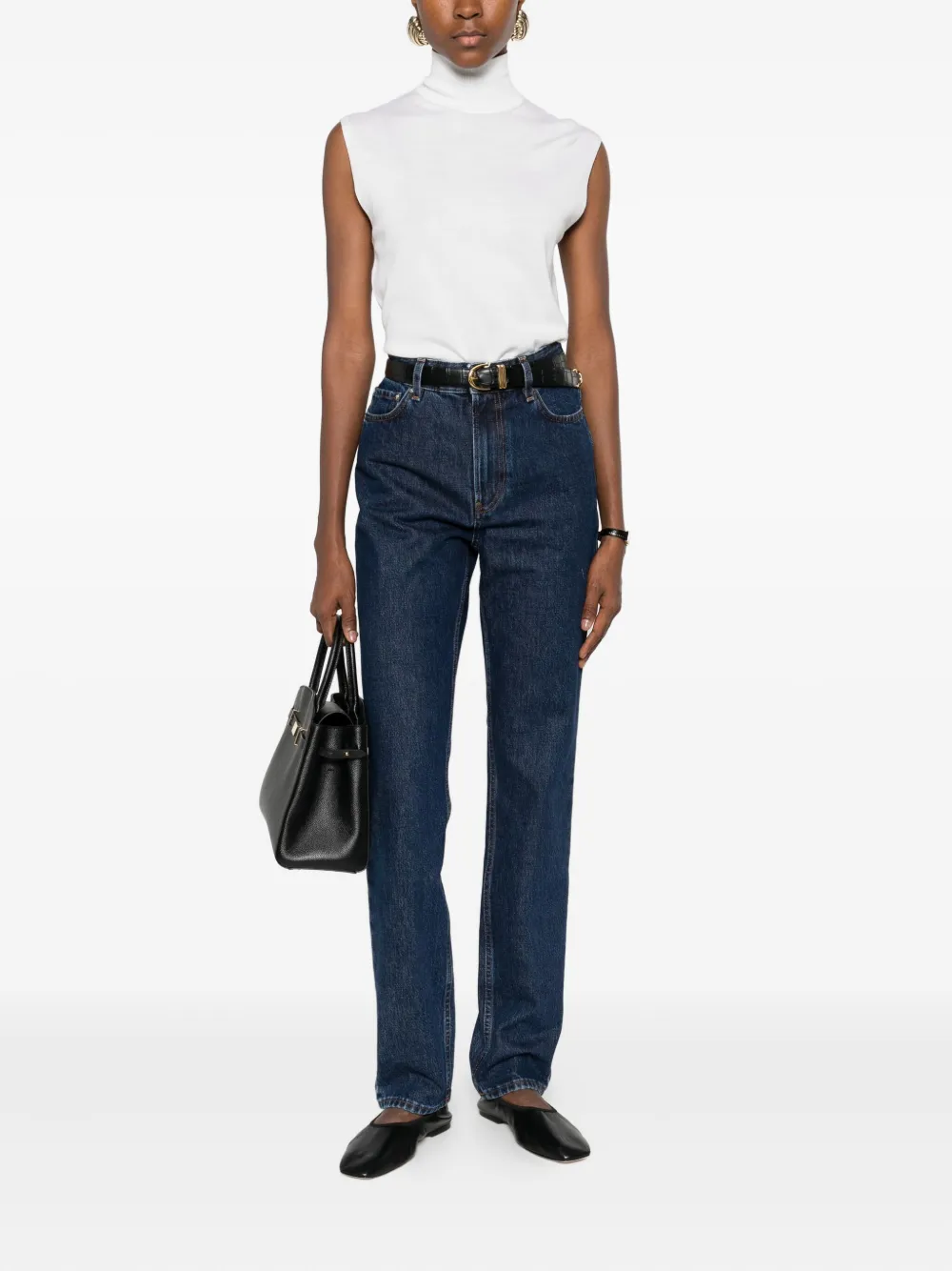 Totême Organic-cotton Jeans In Blue