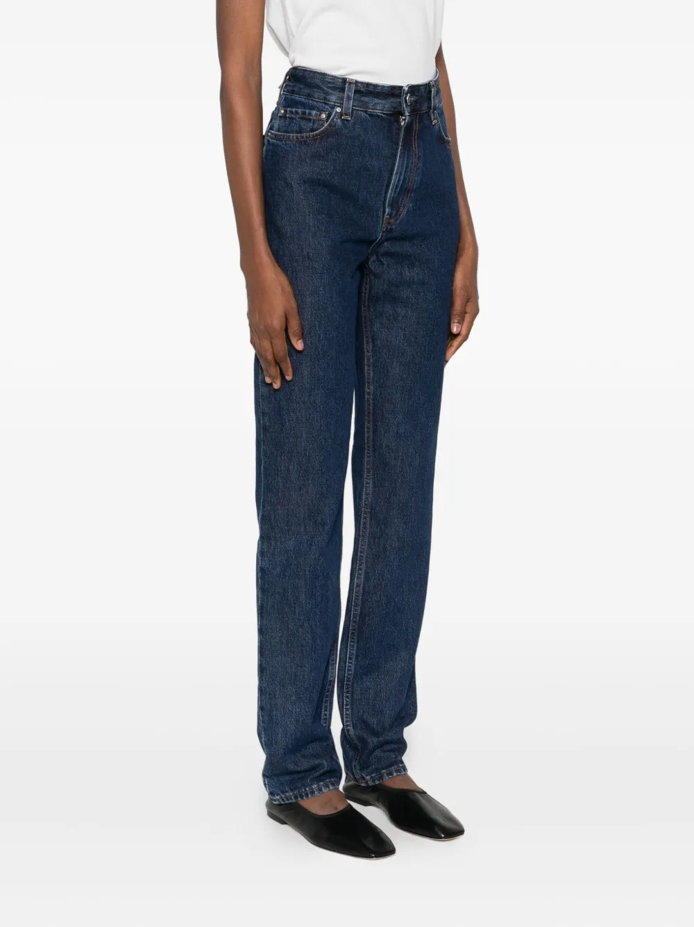Totême Organic-cotton Jeans In Blue