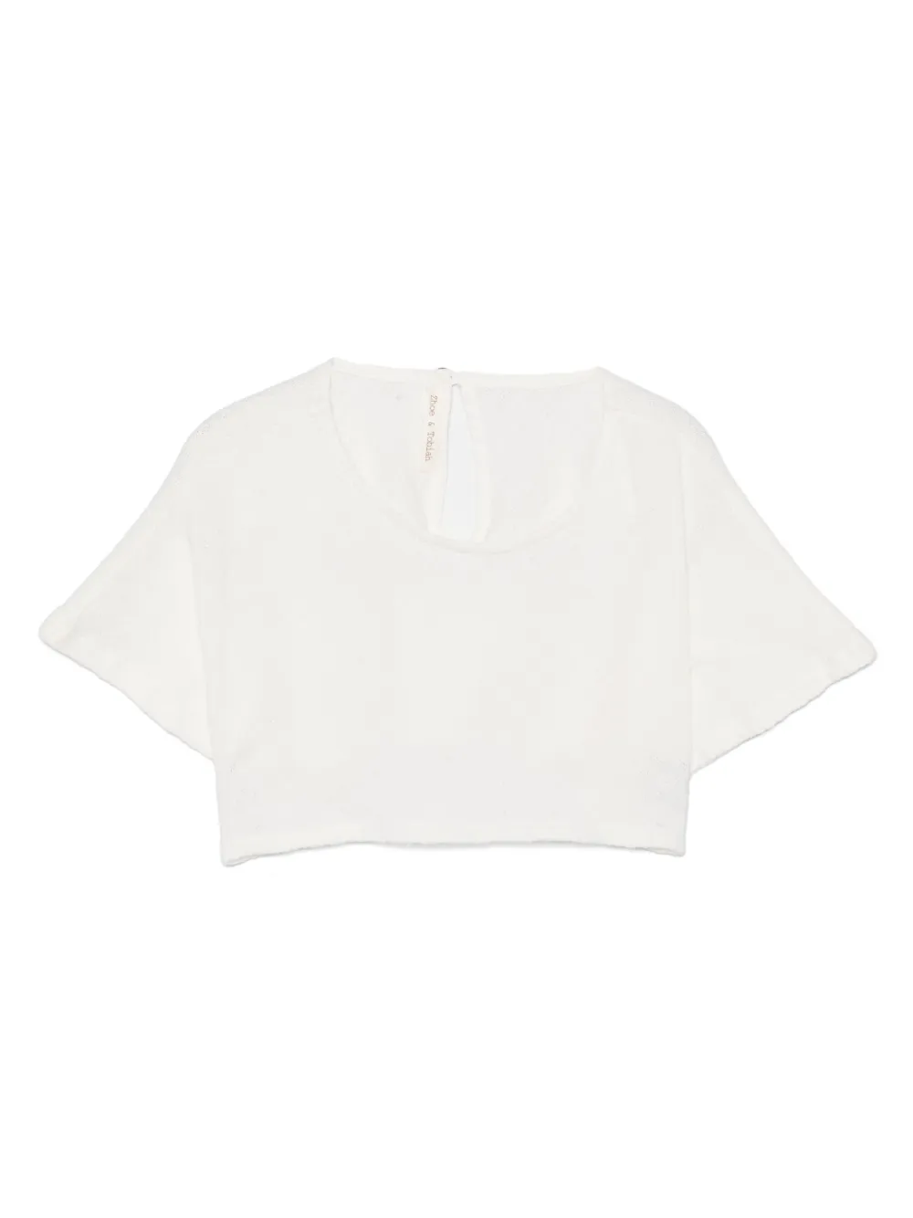 Zhoe & Tobiah pointelle top | White | Image 1