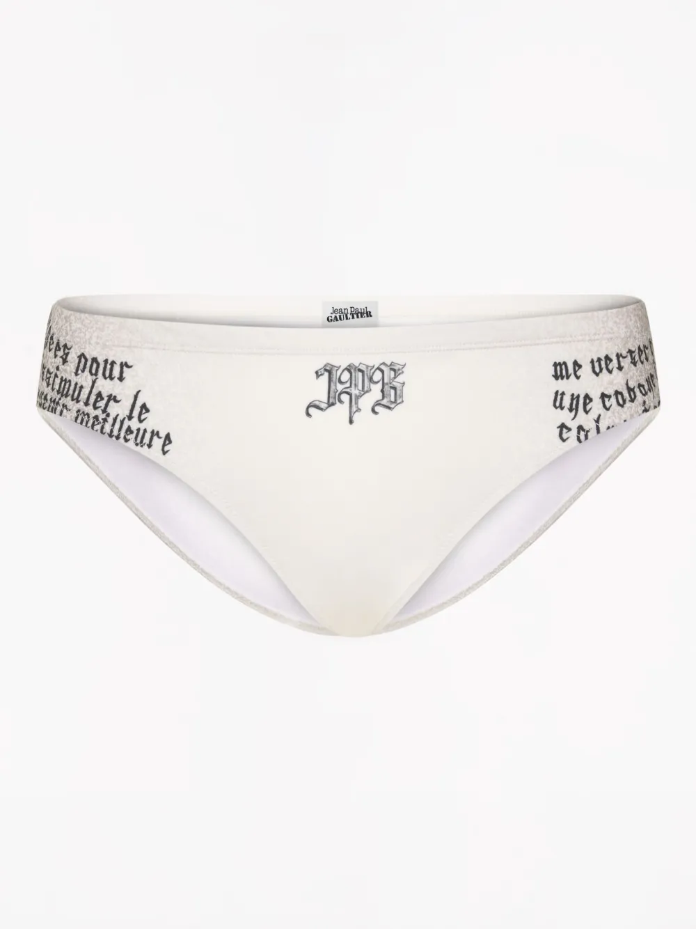 Jean Paul Gaultier Tattoo Wings zwembroek Wit