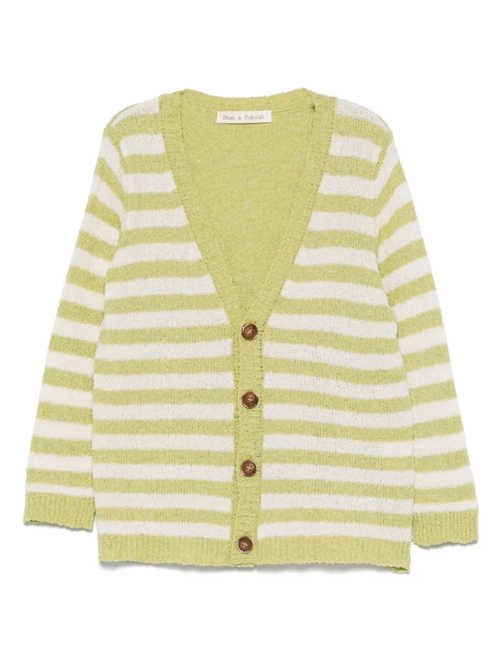 Zhoe & Tobiah Cardigan com listra | Verde | Image 1