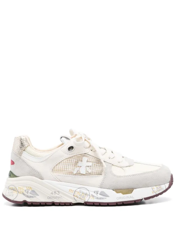 スニーカー PREMIATA Women Sneakers MASED7399 Beige premiata-sneakers-MASE-7399-
