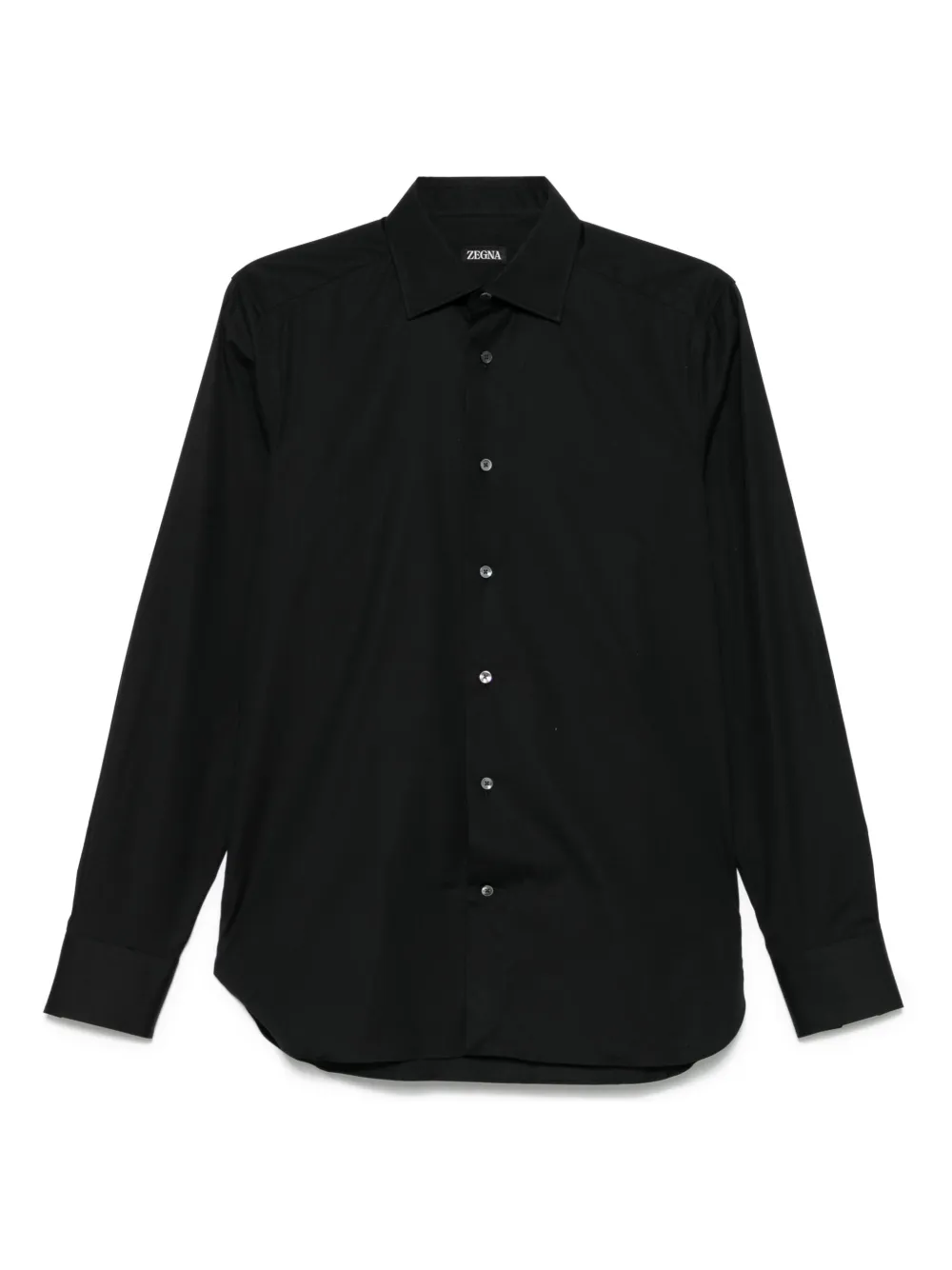 Zegna camisa de popelina | negro | Image 1