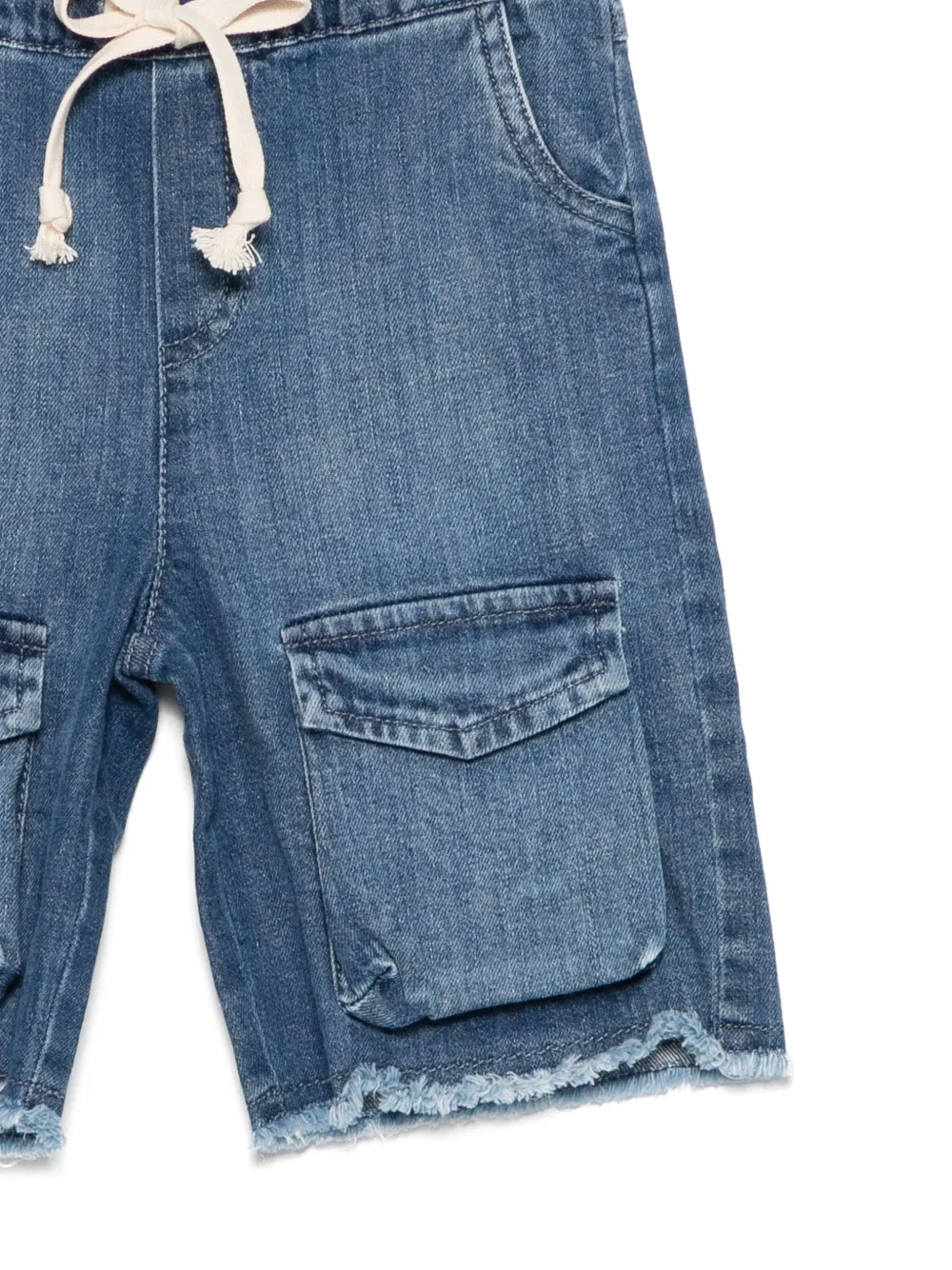 Zhoe & Tobiah Cargo spijkershorts Blauw