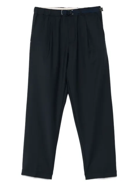 White Sand pleat-detailed trousers