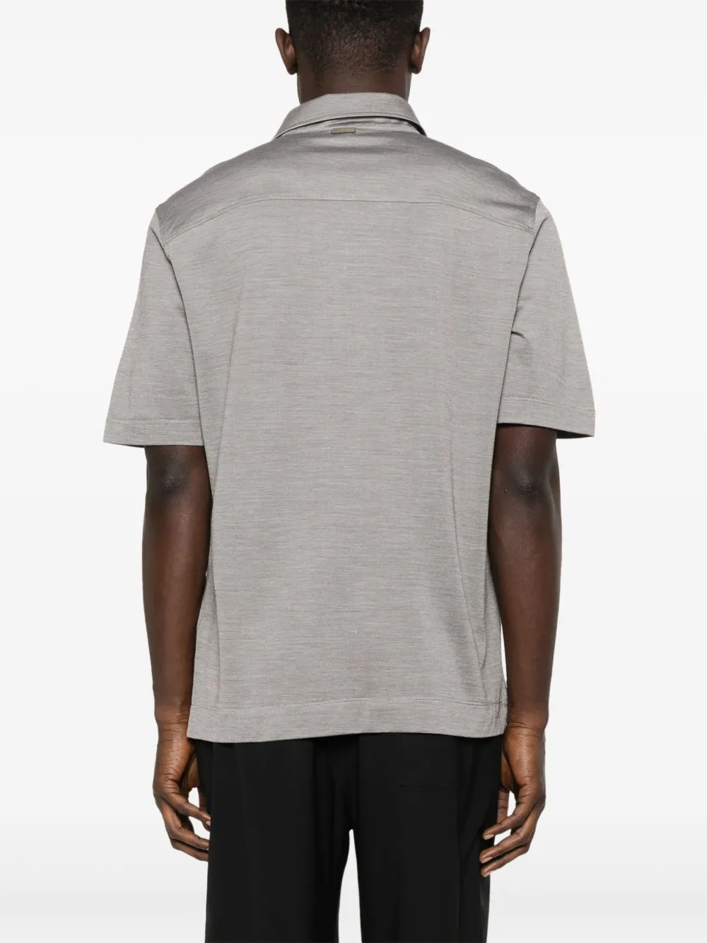 Zegna Poloshirt met korte mouwen Grijs