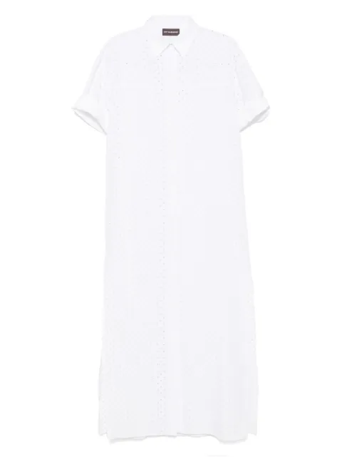 mvp wardrobe vestido camisero con bordado