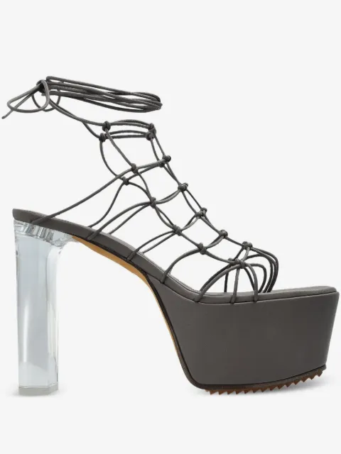 Rick Owens 130 mm Web sandaler med plateausål