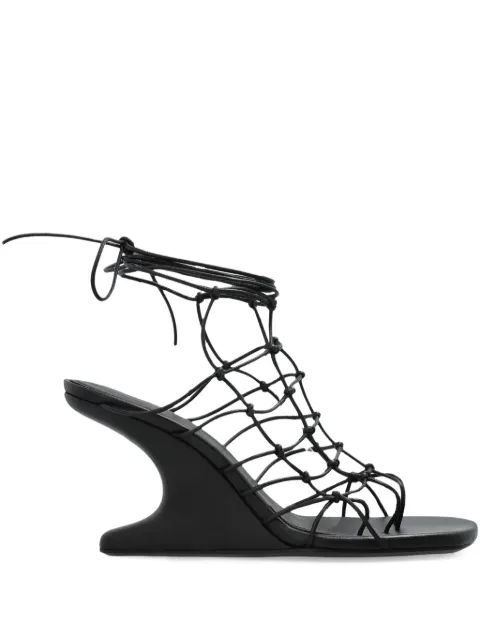 Rick Owens sculpted-wedge sandals