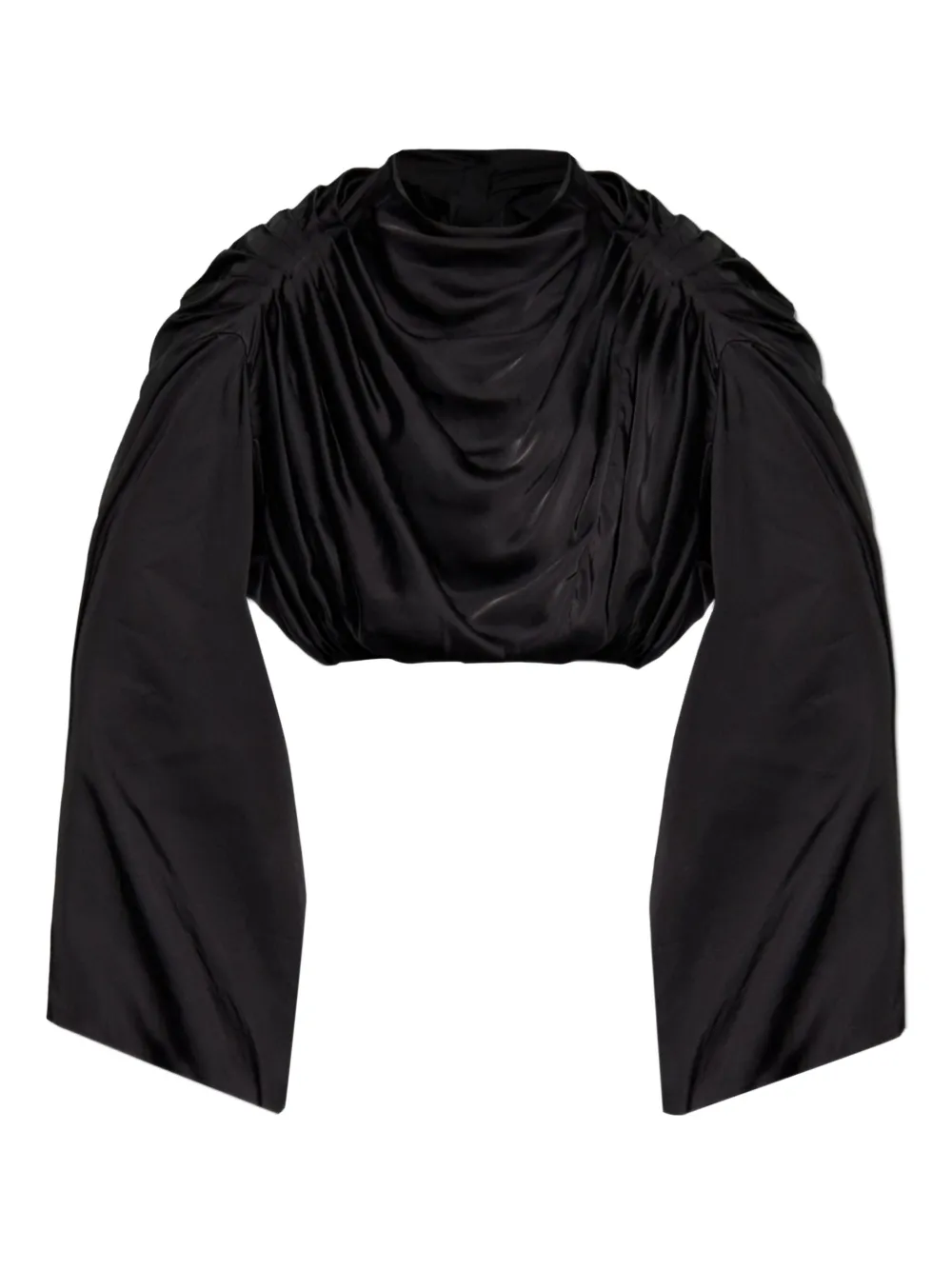 Rick Owens top Claudette | negro | Image 1