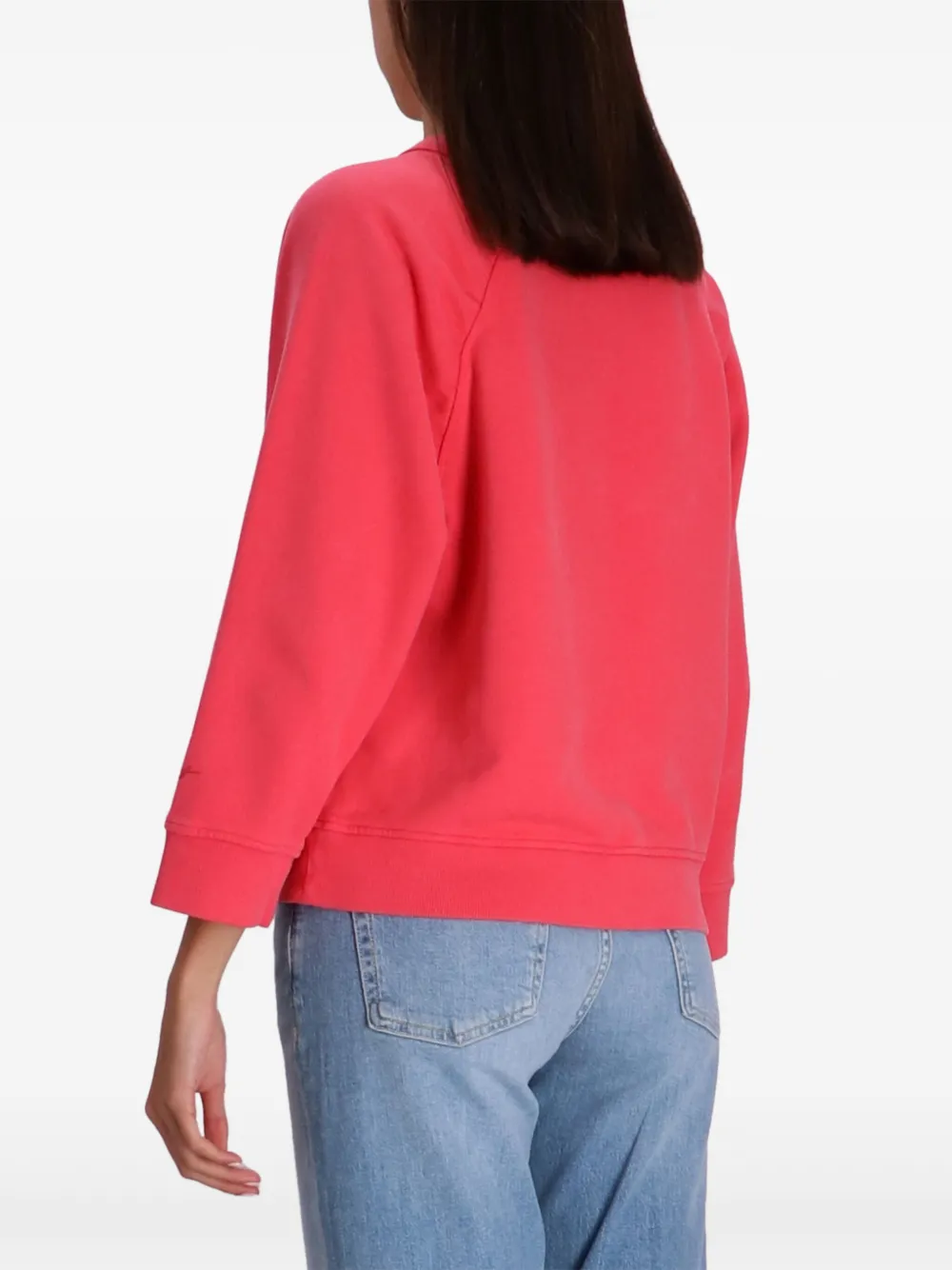 BOSS Katoenen T-shirt Roze