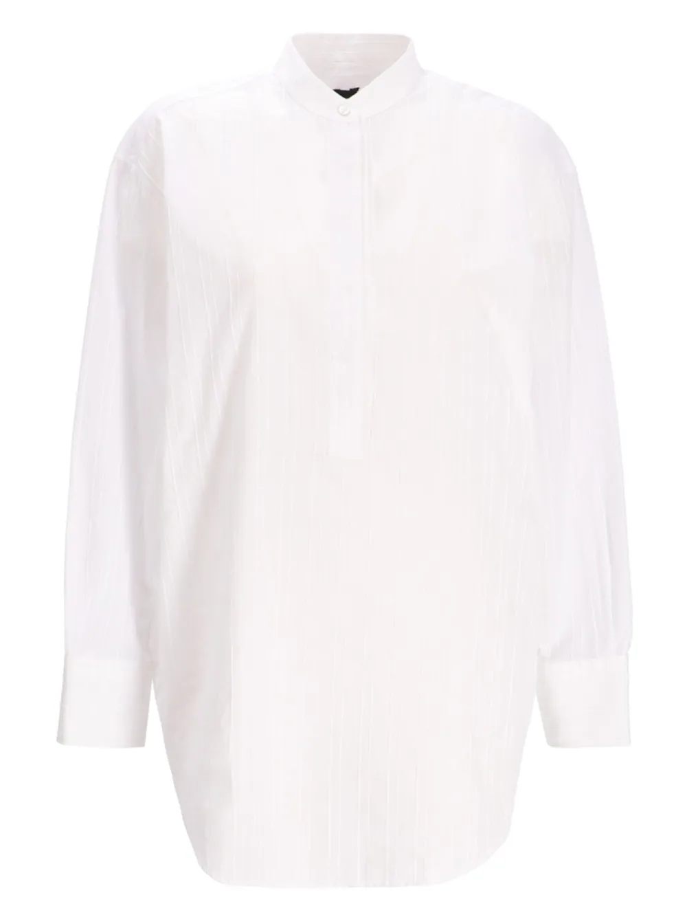 BOSS Gestreept blouse Wit