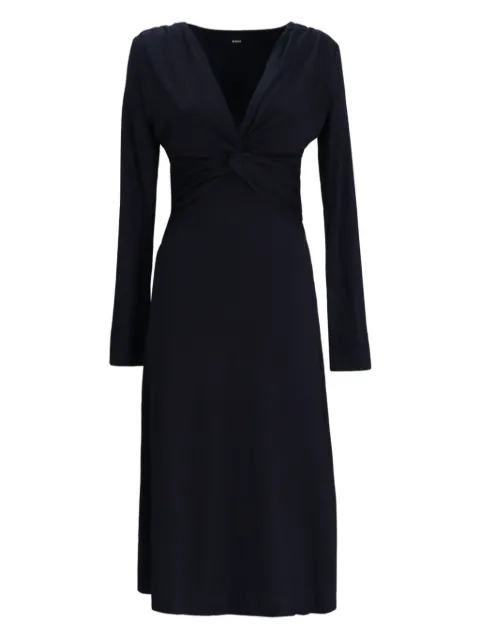 BOSS vestido midi con detalle de nudo